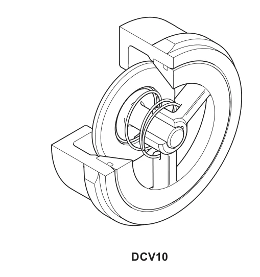 DCV10 / DCV10C · Zawory zwrotne